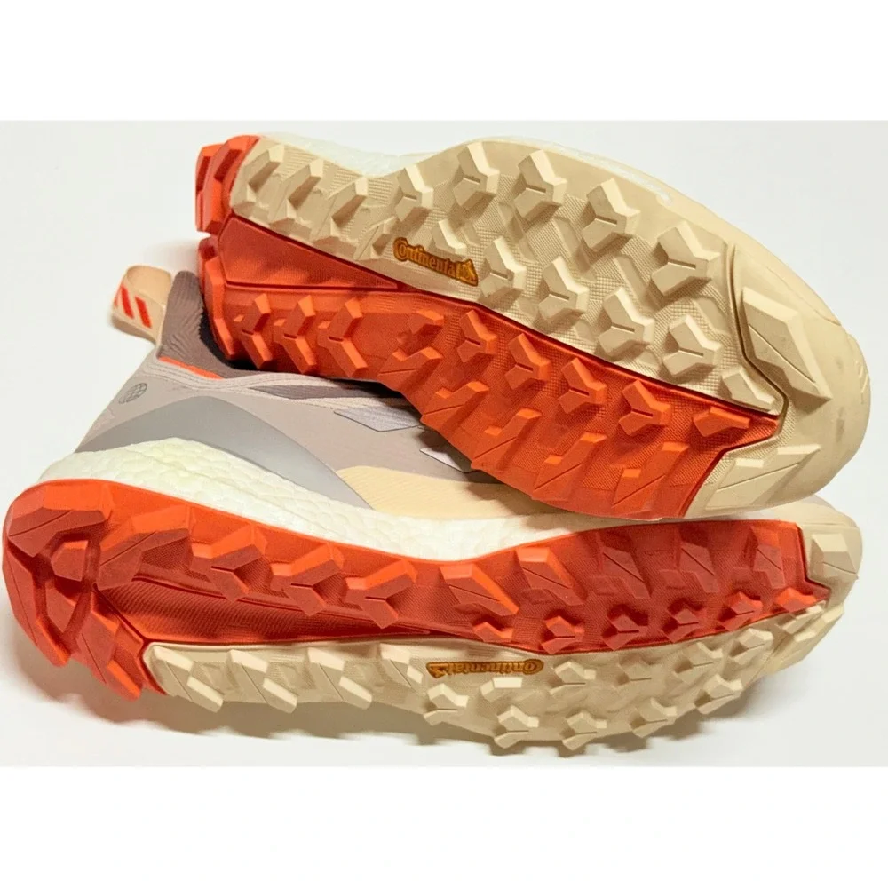 Adidas Terrex Free Hiker 2 Mens Hiking Shoes Brown Orange HQ8397 Size 10 NEW